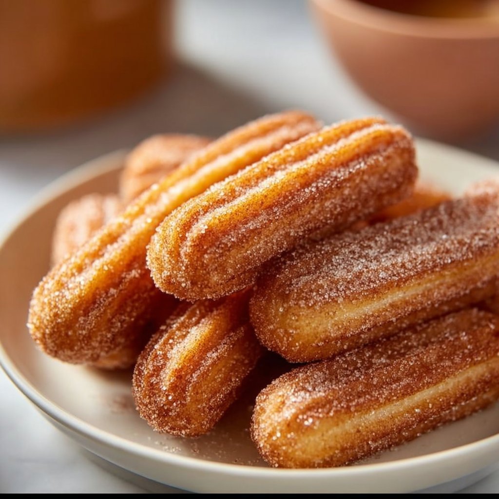 Healthy Baked Churro Bites
