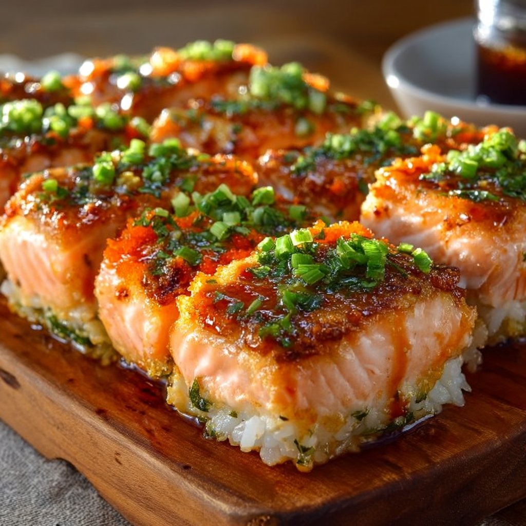 Spicy Salmon Sushi Bake Recipe