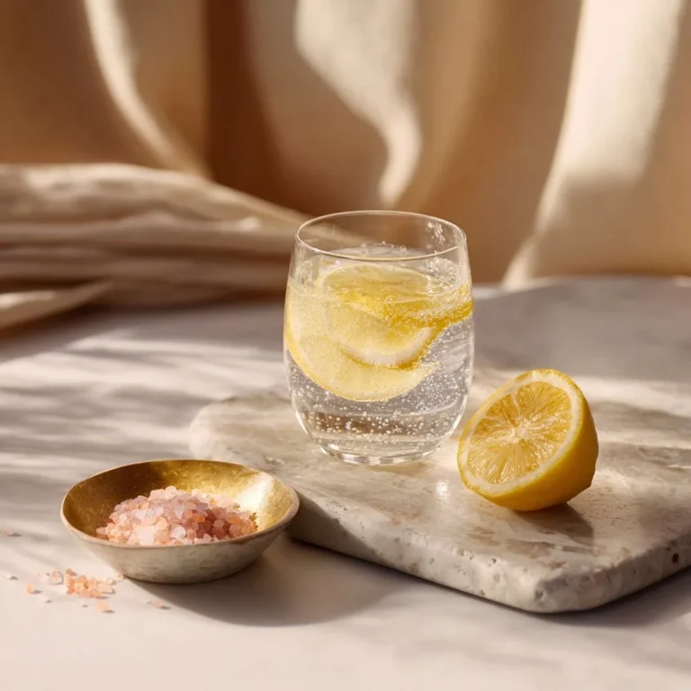 Morning mineral mix for men using the African Salt Trick