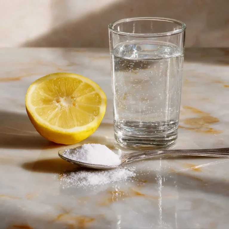Refreshing Basic Drink made using the Baking Soda Trick for health benefits.