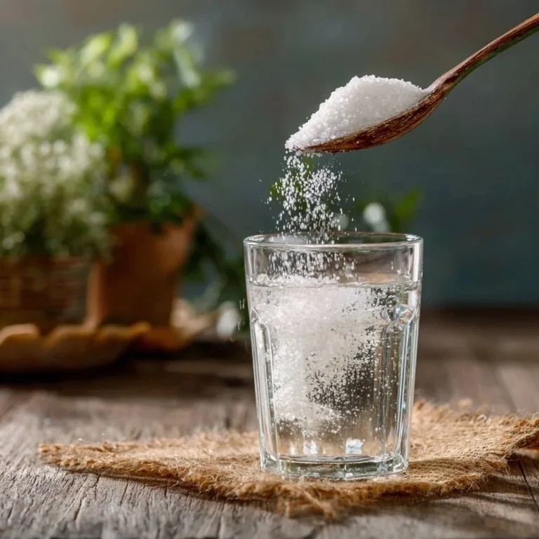 Celtic Sea Salt hydration mix for a refreshing morning mineral drink