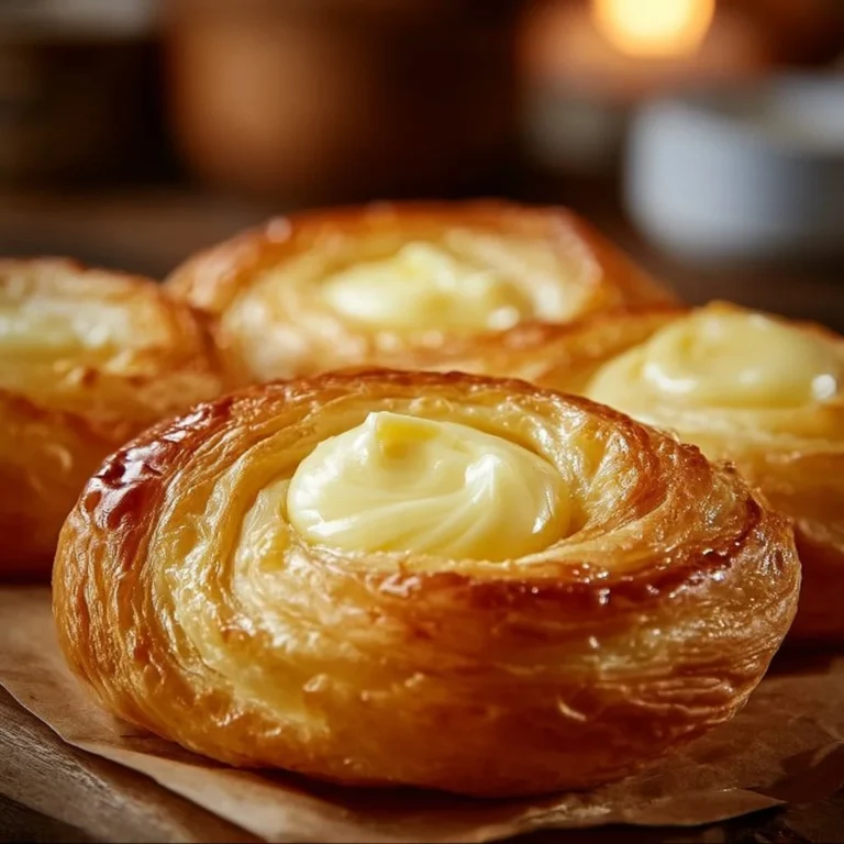 Delicious Cheese Danish Delight with flaky pastry and cheese filling