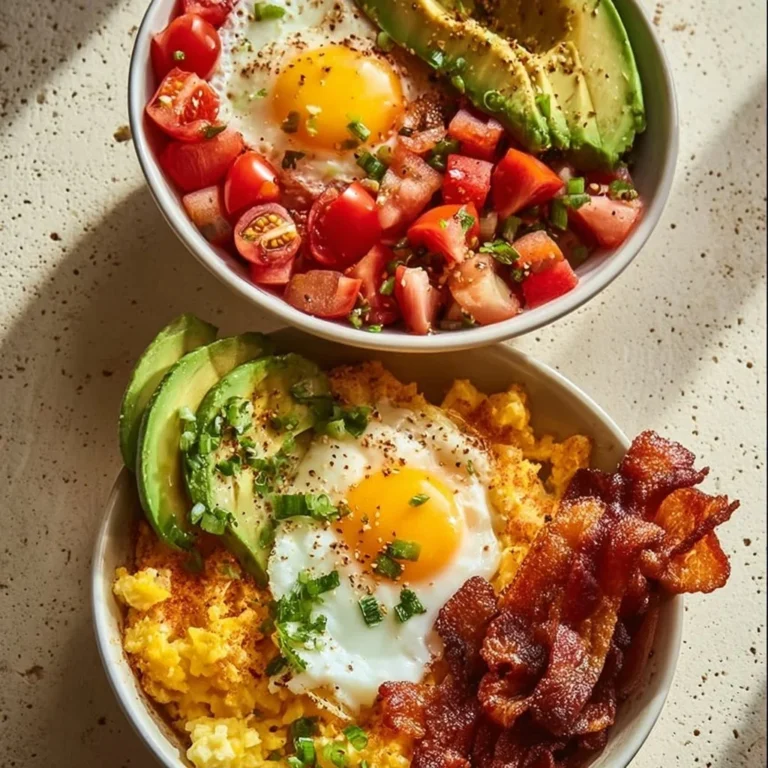 High protein breakfast bowls with nutritious ingredients for energy and wellness