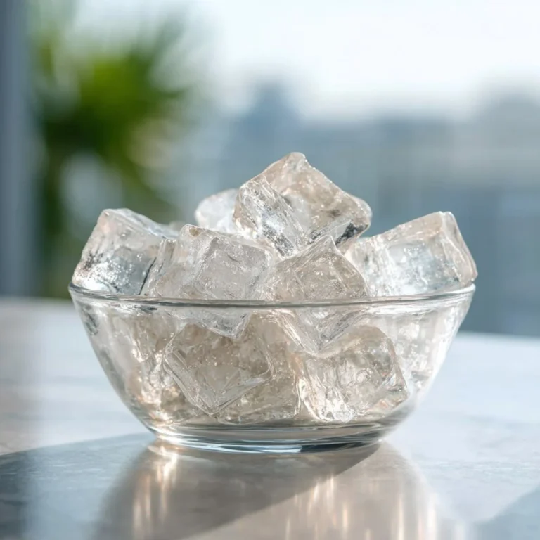 A colorful dessert made with ice and gelatin, showcasing a refreshing summer treat.