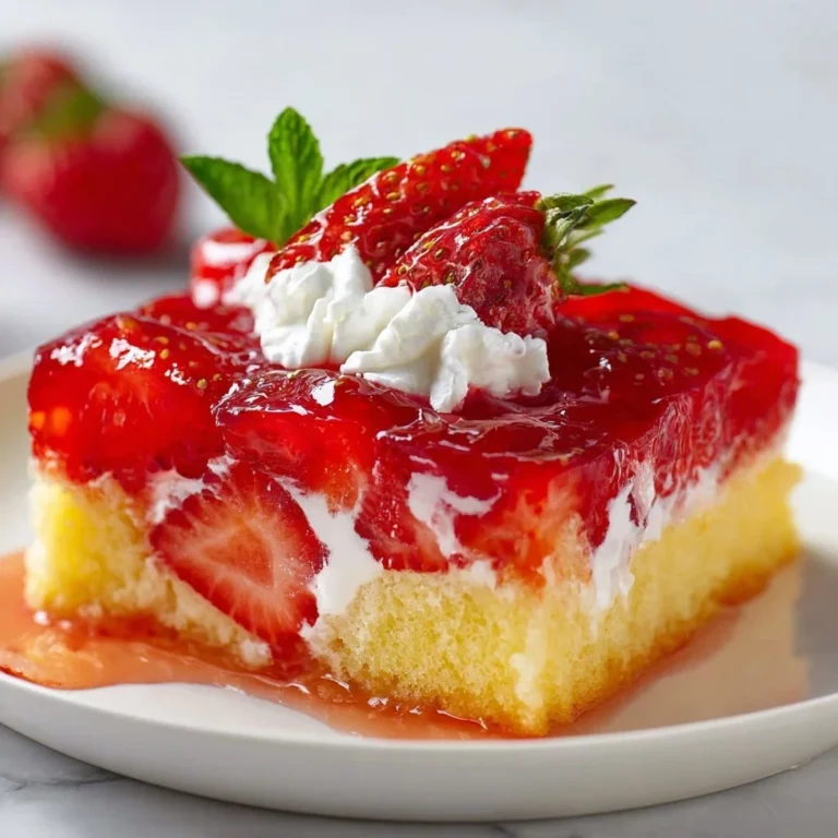 Delicious jello cake displayed on a table, showcasing vibrant colors and layers.