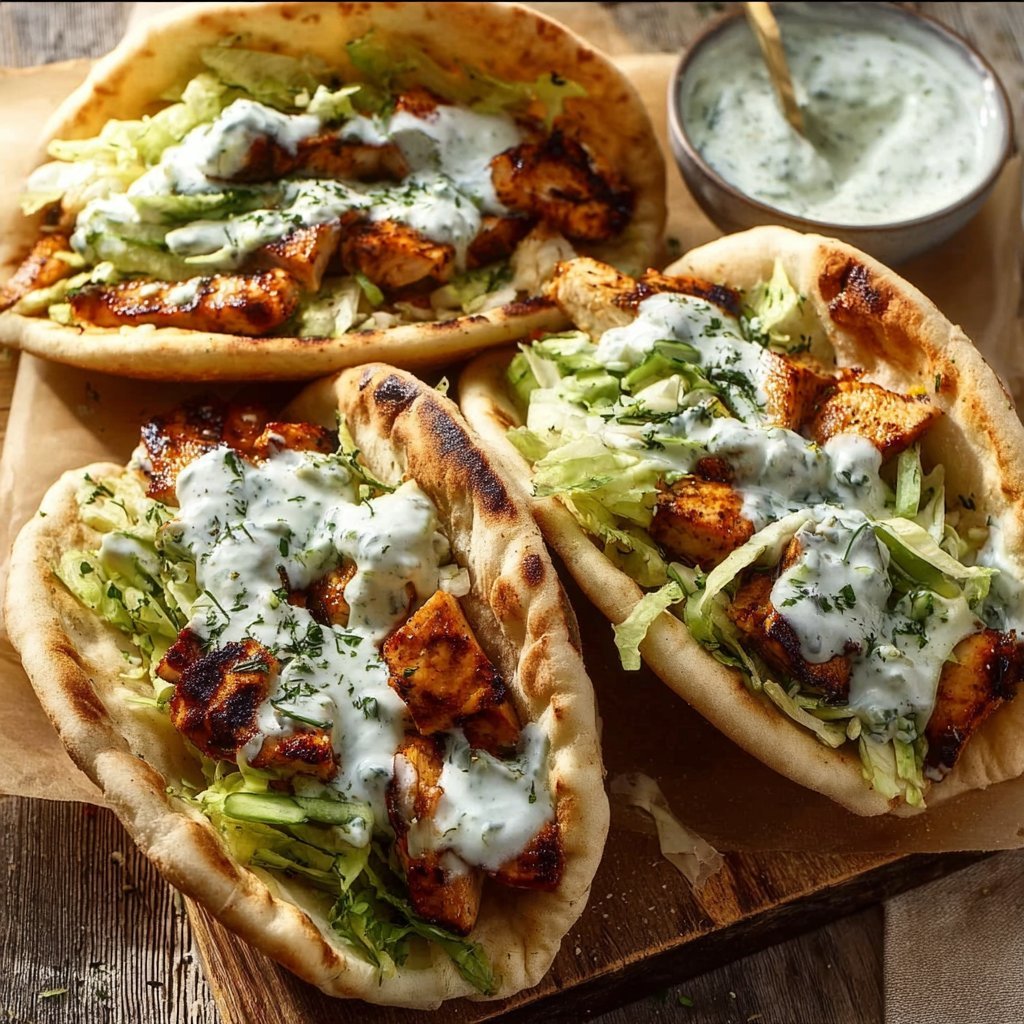 Sheet Pan Chicken Pitas with Herby Ranch